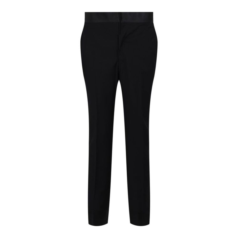 Givenchy Slim-Fit Tailored Pants In Wool And Mohair Blue Mens